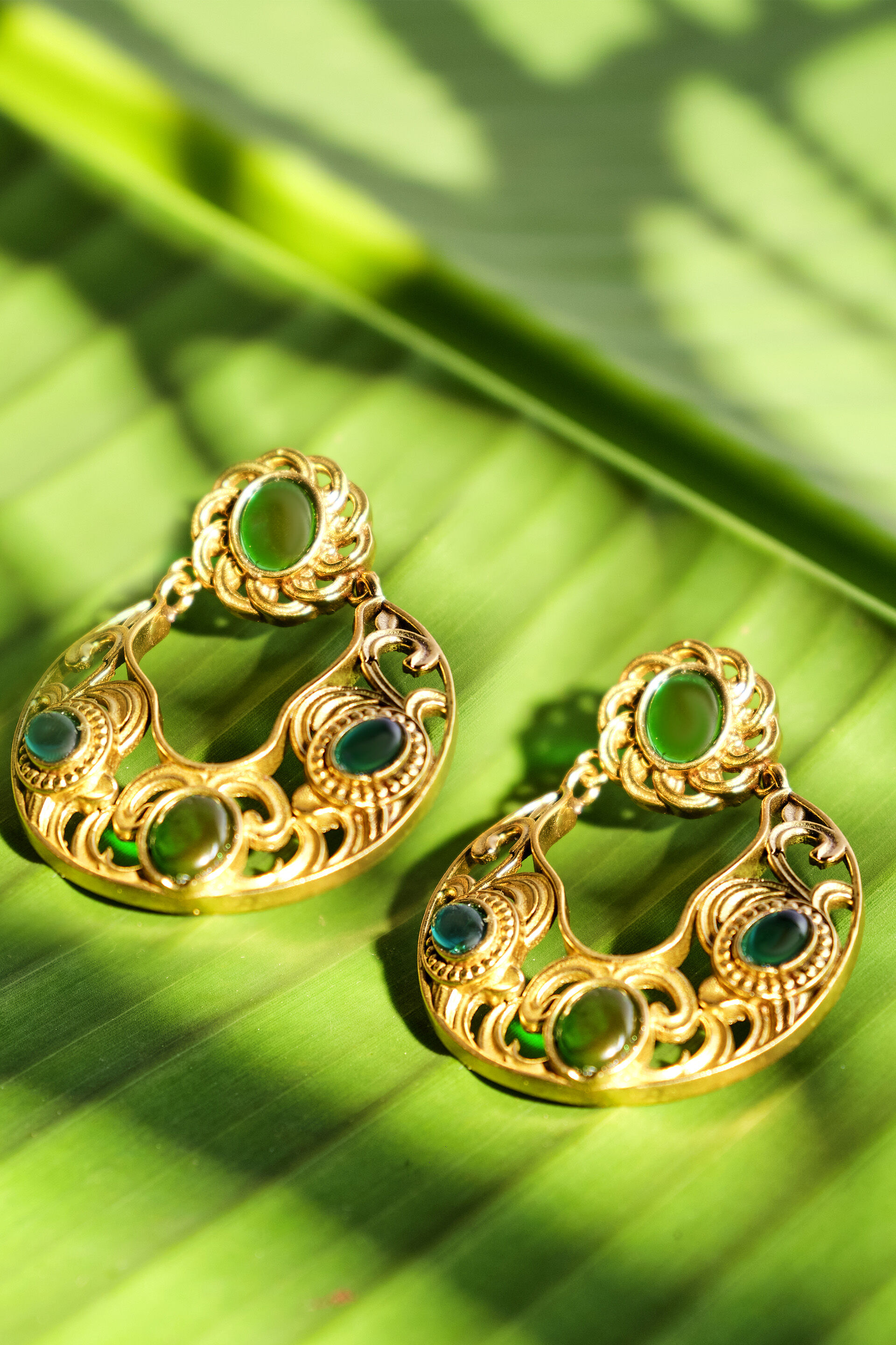 Dilruba Dangler Earrings, , image 2